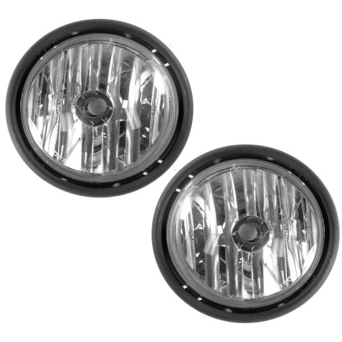2001-10 Freightliner Columbia Driver & Passenger Side 2 Piece Fog Light Set DIY Solutions LHT00870
