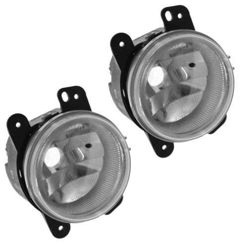 Jeep Dodge Driver & Passenger Side 2 Piece Fog Light Set DIY Solutions LHT00928