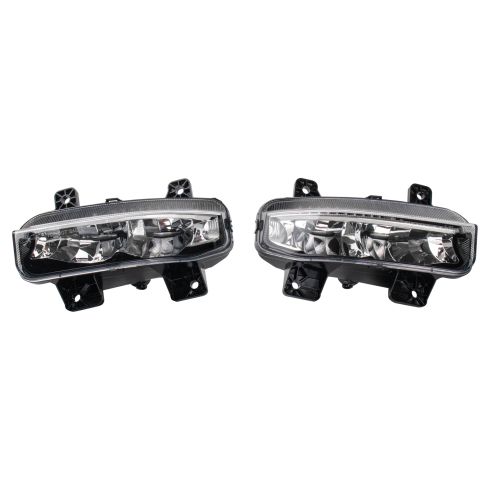 2019-20 Ram 1500 Truck with LED Fog Lights Left & Right 3 Piece Fog Light Kit DIY Solutions LHT10192