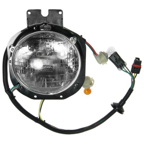 1996-05 Freightliner Century Class Driver Side Outer Headlight Assembly DEPO 340-1126L-AS