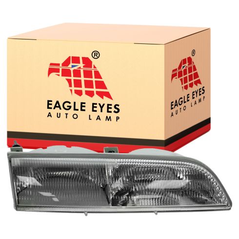 1989-93 Ford Thunderbird Passenger Side Headlight Assembly Eagle Eyes FR409-B001R