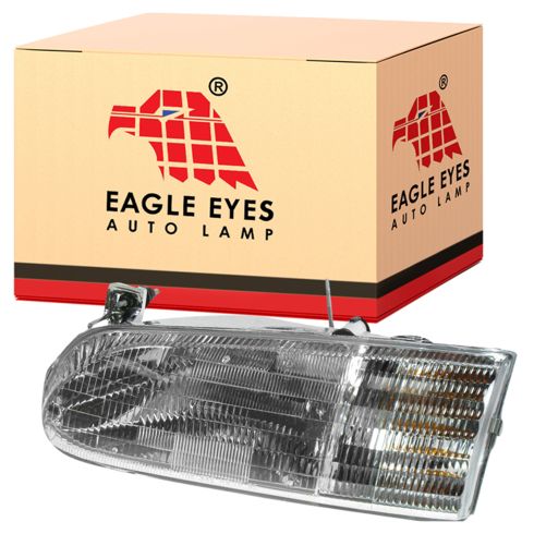 1995-97 Ford Windstar Driver Side Headlight Assembly Eagle Eyes FR183-B001L