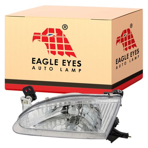 1998-00 Toyota Corolla Driver Side Headlight Assembly Eagle Eyes TY561-B001L