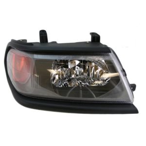 2000-04 Mitsubishi Montero Sport without Flat Black Bezel Passenger Side Headlight Assembly Eagle Eyes MB306-B101R