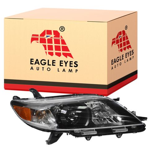 2011-14 Toyota Sienna SE Passenger Side Headlight Assembly Eagle Eyes TY1159-B101R