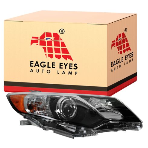 2012-14 Toyota Camry SE Passenger Side Headlight Assembly Eagle Eyes TY1183-B101R