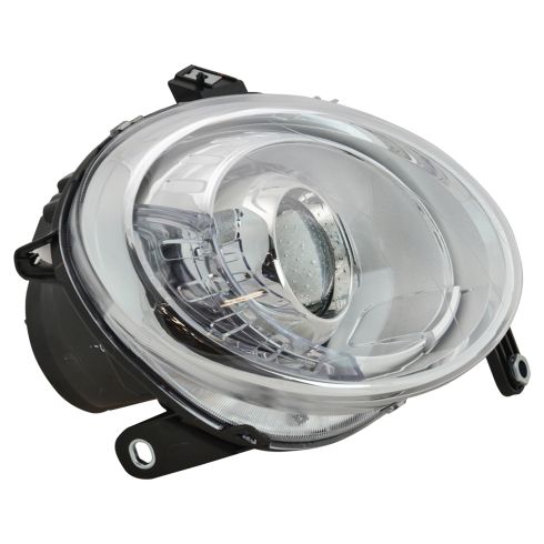 2012-19 Fiat 500 with Projector Headlights Driver Side Headlight Assembly DEPO 361-1101L-AS