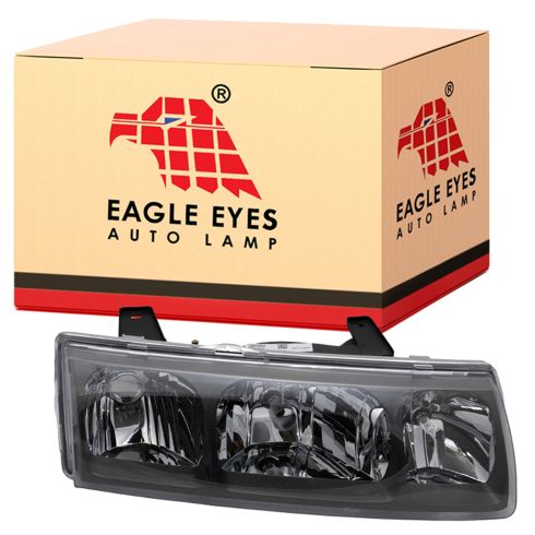 2002-04 Saturn Vue Driver Side Headlight Assembly Eagle Eyes GM282-B101L