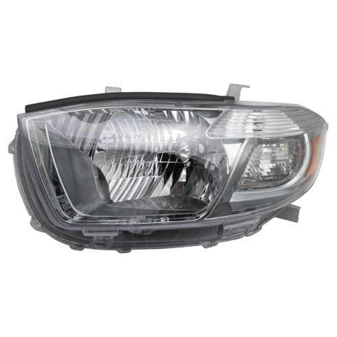 2008-10 Toyota Highlander Sport Japan Built Models (1st VIN Digit J) Driver Side Headlight Assembly Eagle Eyes TY1012-A101L