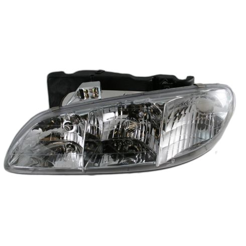 1996-98 Pontiac Grand Am Driver Side Headlight Assembly DIY Solutions LHT01298