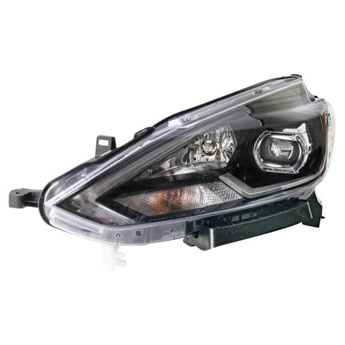 2016 Nissan Sentra FE+S with LED Headlights Driver Side Headlight Assembly DEPO 315-11AGL-AS2