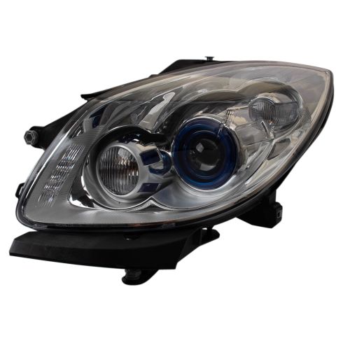 2008-12 Buick Enclave with HID (High-Intensity Discharge) Headlights without Adaptive Headlights Driver Side Headlight Assembly CAPA Certified DEPO 336-1118L-ACHN
