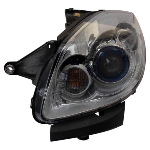 2008-12 Buick Enclave with HID (High-Intensity Discharge) Headlights without Adaptive Headlights Driver Side Headlight Assembly CAPA Certified DEPO 336-1118L-ACHN