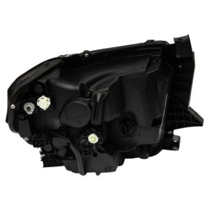 2018 Toyota Tundra with LED Headlights Driver Side with Smoked Chrome Accent Headlight Assembly TRQ HLA89851