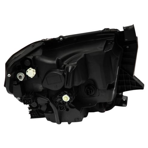 2018 Toyota Tundra with LED Headlights Driver Side with Smoked Chrome Accent Headlight Assembly TRQ HLA89851