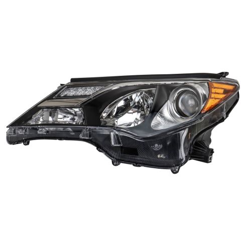 2013-15 Toyota Rav4 Japan Built Models (1st VIN Digit J) Driver Side Headlight Assembly TRQ HLA89355