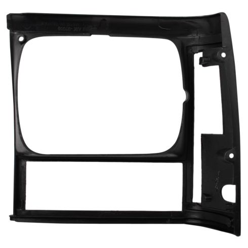 Jeep Cherokee Comanche Driver & Passenger Side 2 Piece Headlight Bezel Set DIY Solutions GRI00804