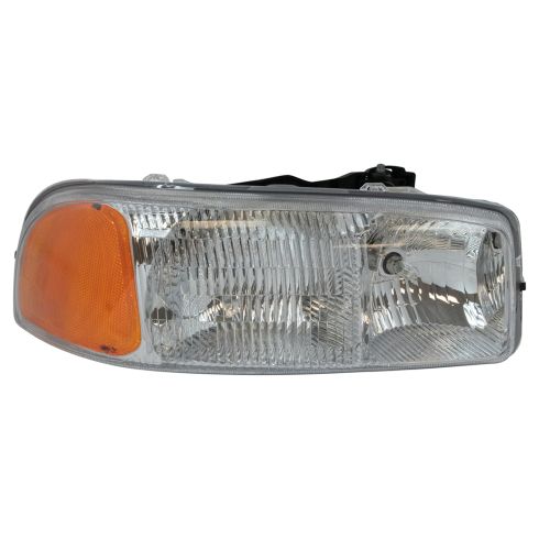 GMC Driver & Passenger Side 2 Piece Headlight Set TRQ HLA95283