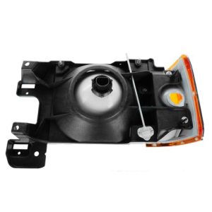 1987-91 Ford Bronco F150 F250 F350 Driver & Passenger Side 2 Piece Headlight Set TRQ HLA95275