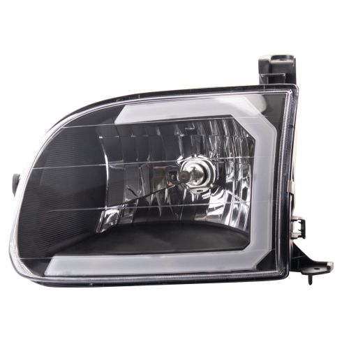 Toyota Tundra Driver & Passenger Side 2 Piece Headlight Set TRQ Performance HLA95197