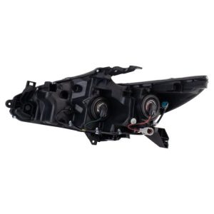 2016-18 Nissan Altima with Halogen Headlights without LED Daytime Running Lights Driver & Passenger Side 2 Piece Headlight Set TRQ HLA89439