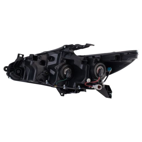 2016-18 Nissan Altima with Halogen Headlights without LED Daytime Running Lights Driver & Passenger Side 2 Piece Headlight Set TRQ HLA89439