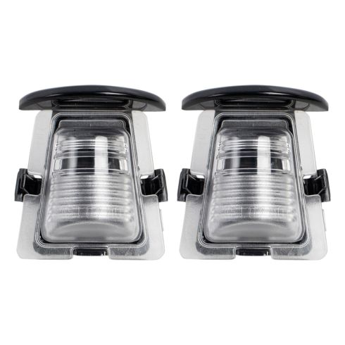 Jeep Wrangler Wrangler JK 2 Piece License Plate Light Set DEPO 1ALHT00472