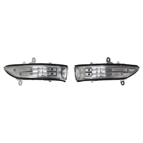 Subaru Legacy Outback Tribeca Driver & Passenger Side 2 Piece Mirror Turn Signal Set TRQ MSA13736
