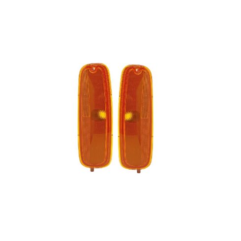 1996-02 Chevrolet GMC Driver & Passenger Side 2 Piece Side Marker Light Set DIY Solutions LHT05521