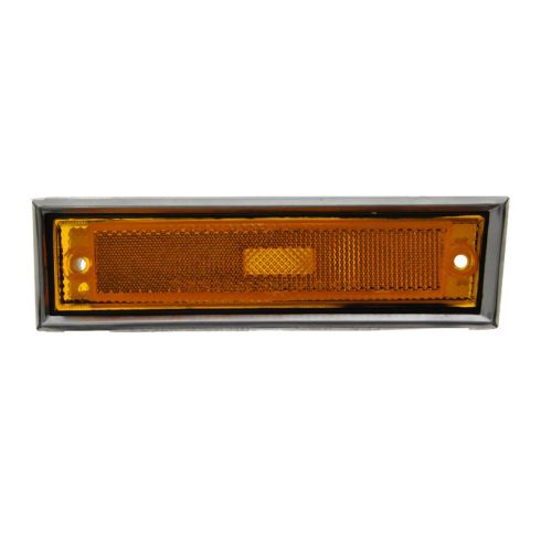 Chevrolet GMC Front Driver & Passenger Side 2 Piece Side Marker Light Set DEPO 1ALPP01003