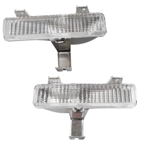Chevrolet Chevette Pontiac Acadian Driver & Passenger Side 2 Piece Parking Light Set DEPO 1ALPP01113