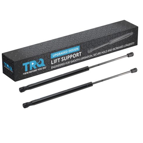 2008-12 Jeep Liberty Driver & Passenger Side 2 Piece Back Glass Lift Support Set TRQ GSA44408