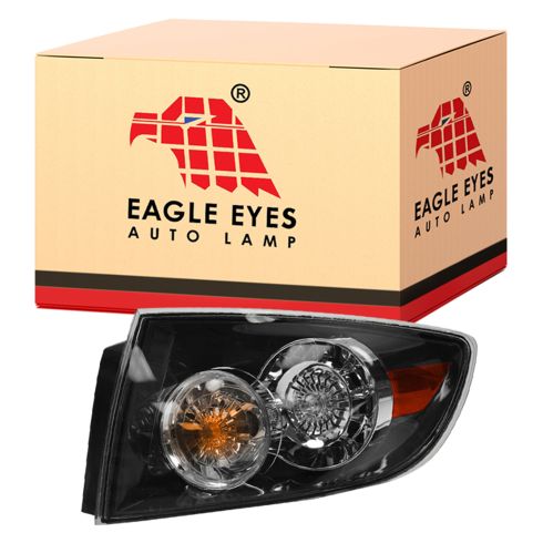 2007-09 Mazda 3 Sedan Passenger Side Outer Tail Light Eagle Eyes MZ253-B100R