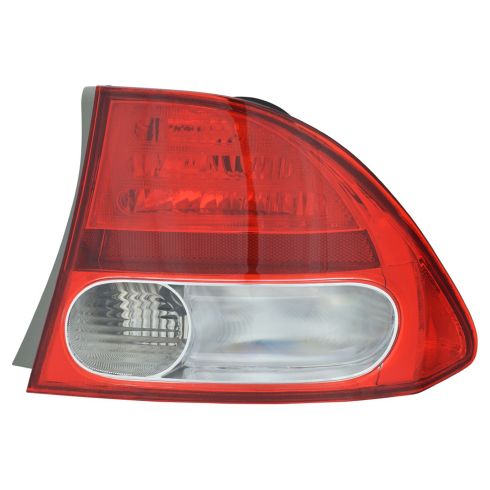 2009-11 Honda Civic 4 Door Sedan Passenger Side Outer Tail Light Eagle Eyes HD471-U100R