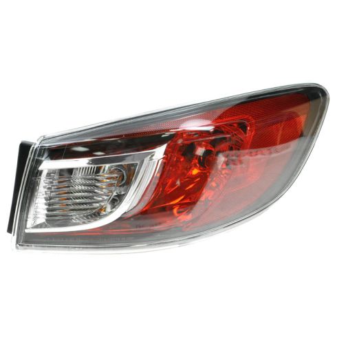 2010-13 Mazda 3 Sedan without LED Lights Passenger Side Outer Tail Light Eagle Eyes MZ255-B100R