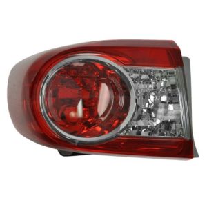 2011-13 Toyota Corolla Japan Built Models (1st VIN Digit J) Driver Side Outer Tail Light Eagle Eyes TY1162-U010L