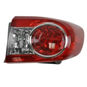 2011-13 Toyota Corolla Japan Built Models (1st VIN Digit J) Passenger Side Outer Tail Light Eagle Eyes TY1162-U010R