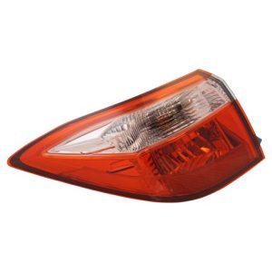 2017-19 Toyota Corolla without LED Reverse Lights Driver Side Quarter Mounted Tail Light Eagle Eyes TY1234-B100L