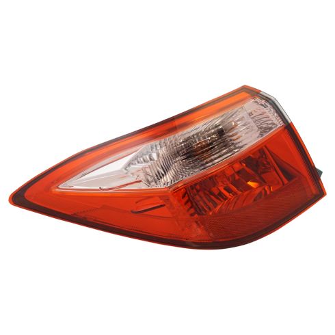 2017-19 Toyota Corolla without LED Reverse Lights Driver Side Quarter Mounted Tail Light Eagle Eyes TY1234-B100L