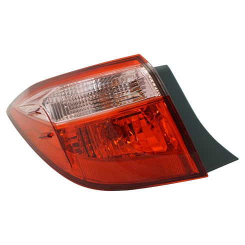 2017-19 Toyota Corolla without LED Reverse Lights Driver Side Quarter Mounted Tail Light Eagle Eyes TY1234-B100L