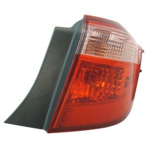 2017-19 Toyota Corolla without LED Reverse Lights Passenger Side Quarter Mounted Tail Light Eagle Eyes TY1234-B100R