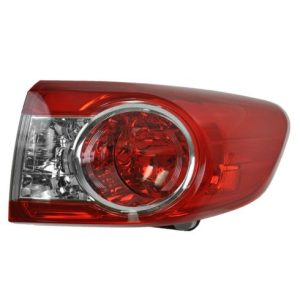 2011-13 Toyota Corolla Japan Built Models (1st VIN Digit J) Passenger Side Outer Tail Light DIY Solutions LHT06662