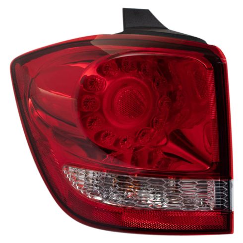 2011-20 Dodge Journey with Chrome Bezel with LED Tail Lights Driver Side Outer Tail Light CAPA Certified DEPO A34-1927L-AC