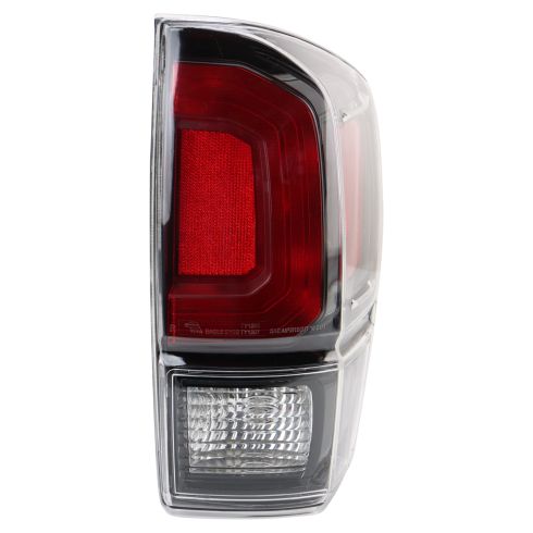 2020-23 Toyota Tacoma with Black Bezel Passenger Side Tail Light TRQ LTA19795