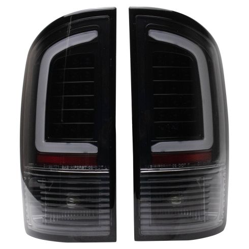 2002-06 Dodge Ram 1500 2500 3500 Driver & Passenger Side 2 Piece Tail Light Set TRQ Performance LTA71042