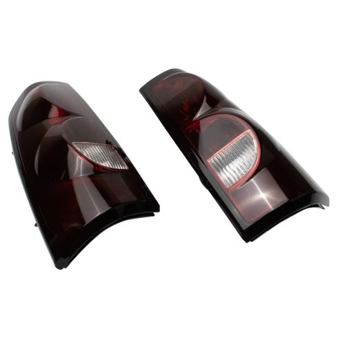 Chevrolet Driver & Passenger Side 2 Piece Tail Light Set TRQ Performance LTA71067