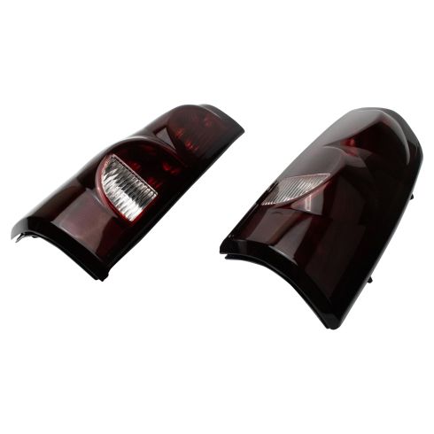 Chevrolet Driver & Passenger Side 2 Piece Tail Light Set TRQ Performance LTA71067