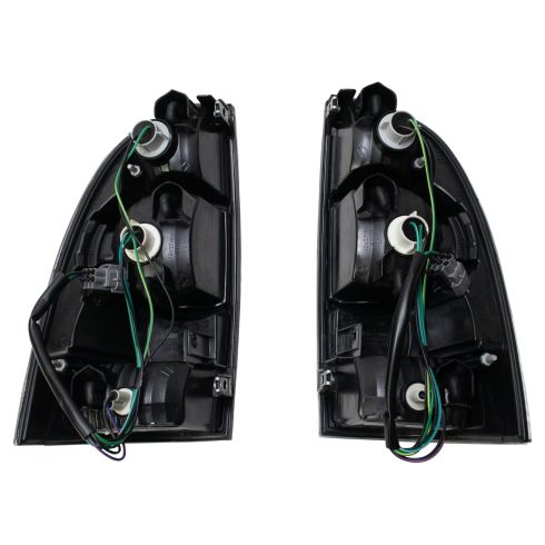 2005-15 Toyota Tacoma Driver & Passenger Side 2 Piece Tail Light Set TRQ Performance LTA90337