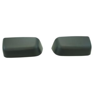 2015-19 Ford F150 Truck 2 Piece Textured Black Rounded Mirror Head Towing Mirror Cap Set For Trail Ridge Tow Mirrors Only Trail Ridge TR00485
