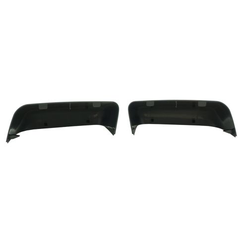2015-19 Ford F150 Truck 2 Piece Textured Black Rounded Mirror Head Towing Mirror Cap Set For Trail Ridge Tow Mirrors Only Trail Ridge TR00485